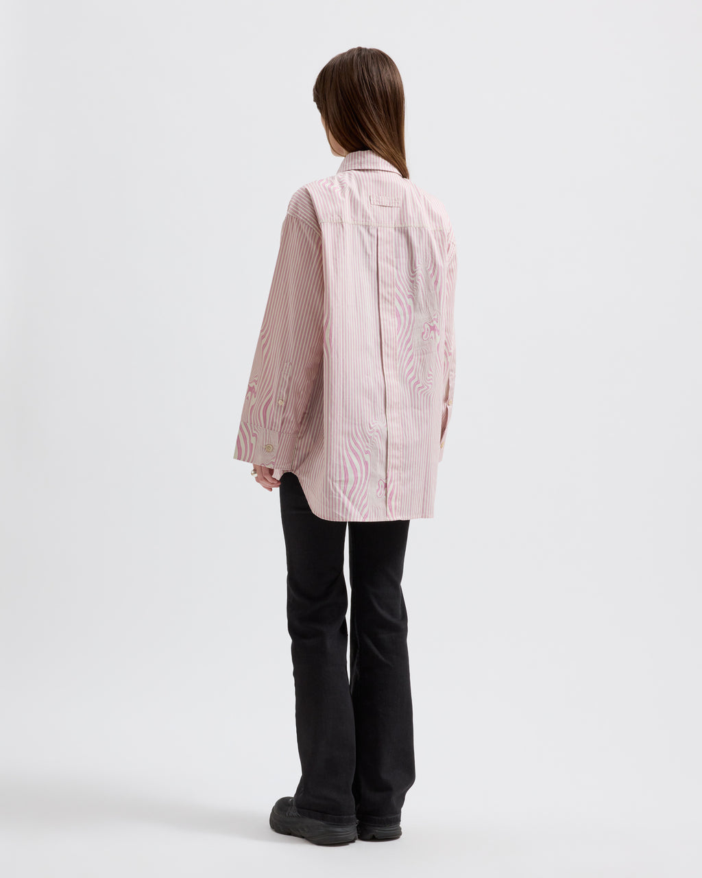 Rhona – Pink Glitch Stripe