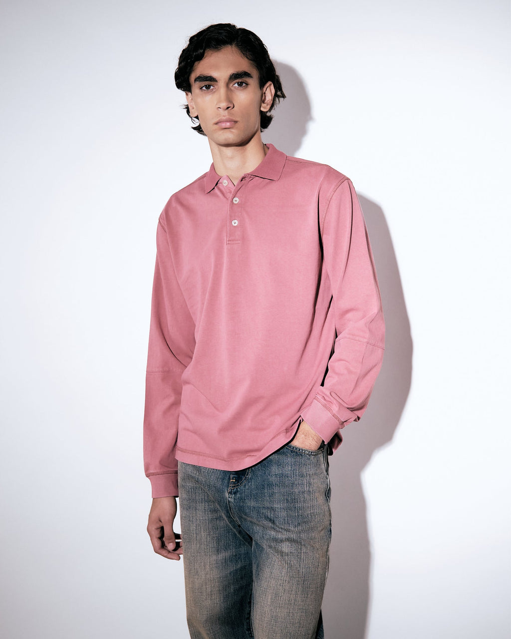 Cory Washed Dusty Red