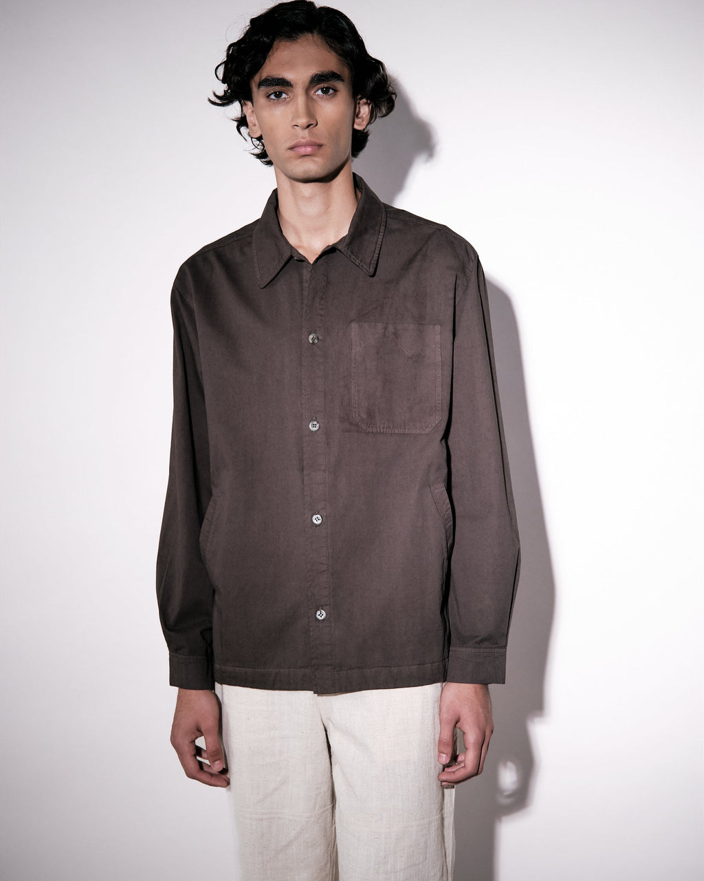 Frank Cotton Washed Dark Olive