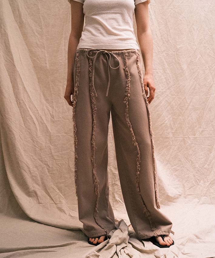 Kirsten Trousers Distressed Wheat