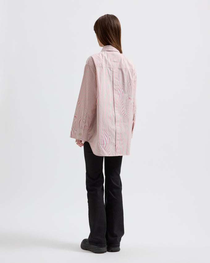 Rhona – Pink Glitch Stripe