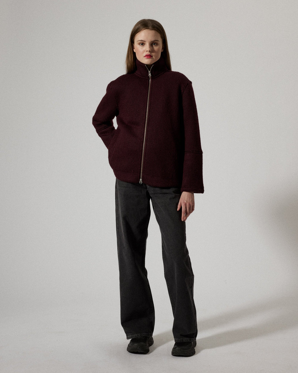 Seven Women Wool Burgundy