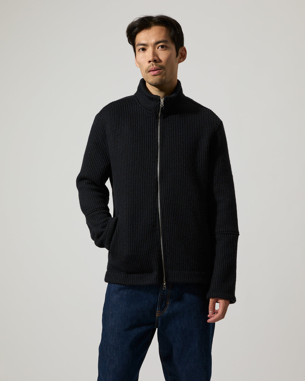 Seven Midnight Blue Wool