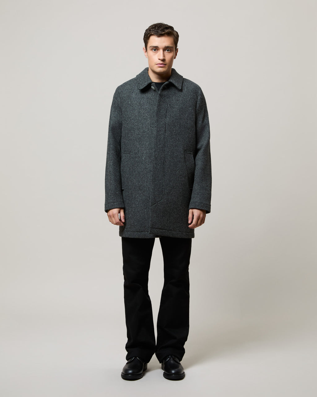 T-Coat Wool Dark Grey