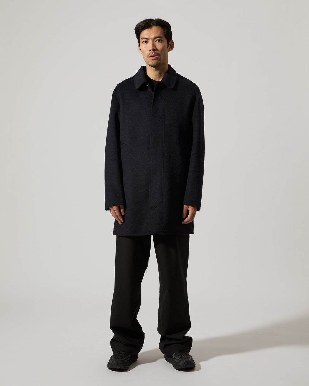 T-Coat Wool Midnight Blue